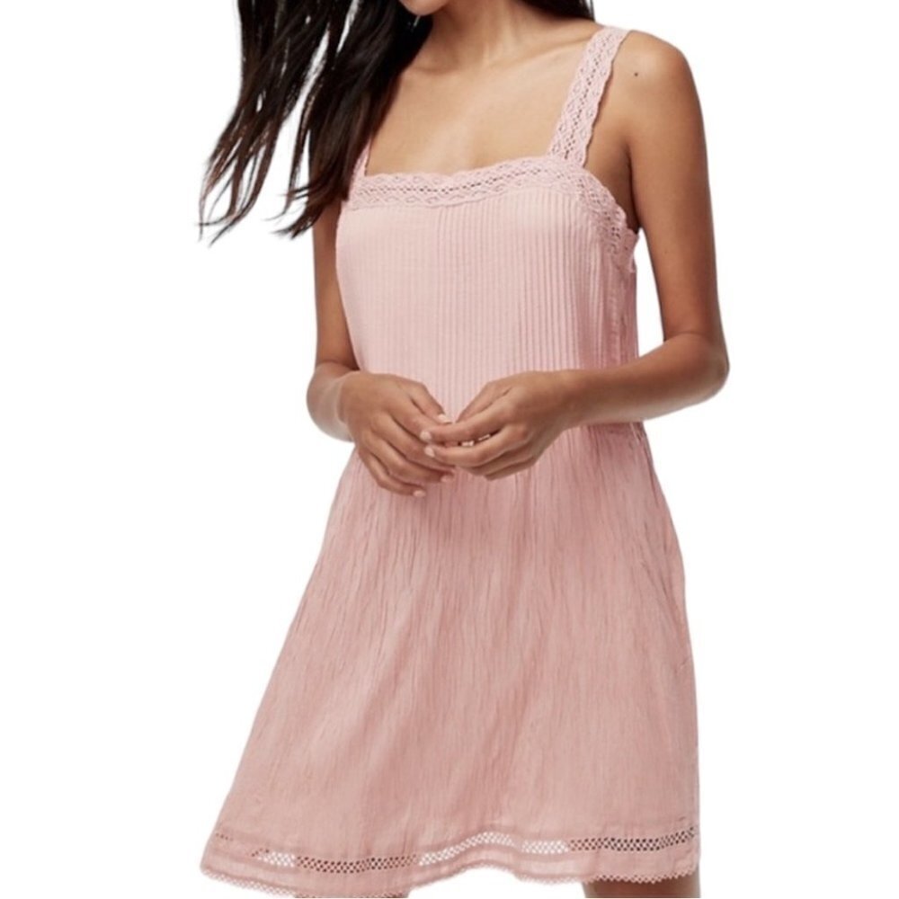 ARITZIA Wilfred Leone Dress Blush Pink Modal XS